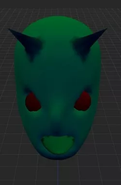 Corona monster virus effect 3D model