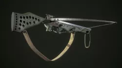 Custom Crossbow Low-poly 3D model