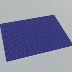 Cutting Mat A2 Blue 3D model