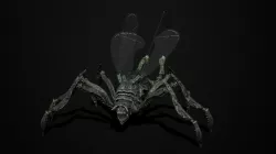 Dangerous Fly02 Low-poly 3D model