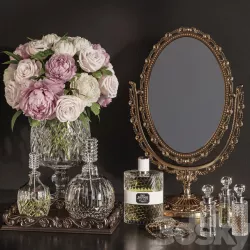 DECORATIVE SET 19 Classic Mirror decoration 3D model