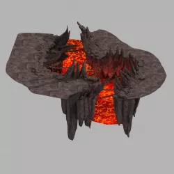 Devil Dragon Hall-Dragon Head Mountain 3D model