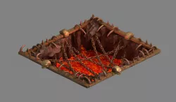 Devil Dragon Temple-Hollow Lava 3D model