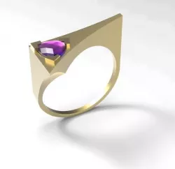 Diagonal box ring 3D model