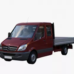 Double cab Truck Sprinter 3D model