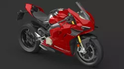 Ducati Panigale V4 R VRay PBR 3D model