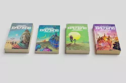 Dune Books Alien Planet Sci-Fi Fantasy  Low-poly 3D model