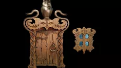 Fantasy Door and Window Low-poly 3D model