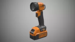 Flashlight Low-poly 3D model