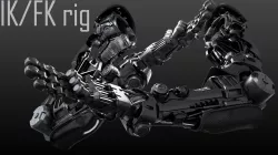 FPS Hand mechanical 05 3D model