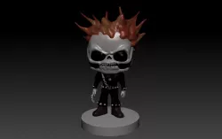 Funko Ghost rider 3D model