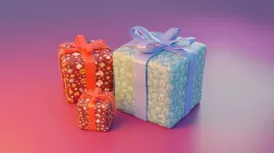 Gift box 3D model