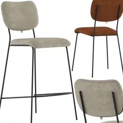 Globewest Tommy Barstool and Chair 3D model