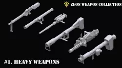 Gundam Zeon Heavy Weapons 3D model