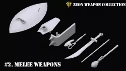 Gundam Zeon Melee Weapons 3D model