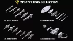 Gundam Zeon Weapon Collection 3D model