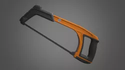Hacksaw Low-poly 3D model