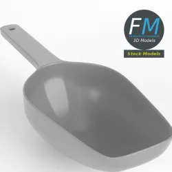 Hand bailer 3D model