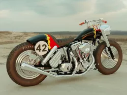 Harley-Davidson retro oldschool custom bobber chopper 3D model