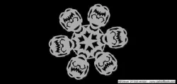 Harry Potter Snowflakes 3D model