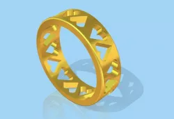 Heart Ring 3D model
