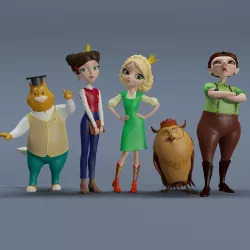 heroes of the princess 2 3D model
