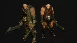 HillTroll Low-poly 3D model