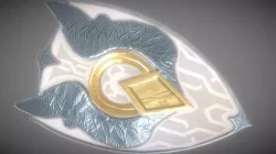 Holy Shield Low-poly 3D model