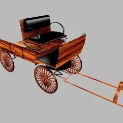 Horse carriage 3D model
