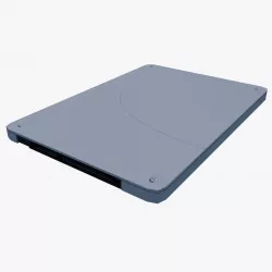Hp 512GB SSD Low-poly 3D model