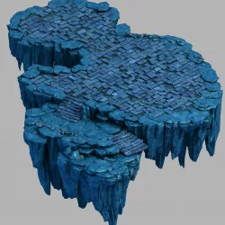 Jiuyou Sea Area-Upper Left Mountain 3D model