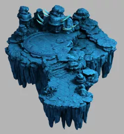 Jiuyou Sea Area-Upper Mountain 3D model