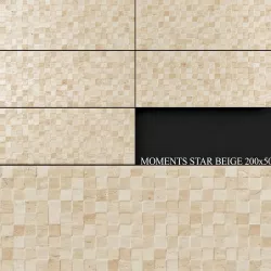 Keros Moments Star Beige 200x500 3D model