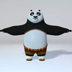 KUNG FU PANDA 3D model
