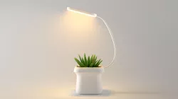 Lamp with plants pot for studio 3D model