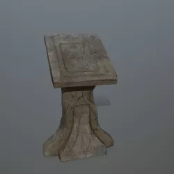 lectern Low-poly 3D model