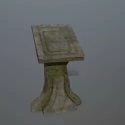 lectern Low-poly 3D model