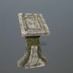 lectern  Low-poly 3D model