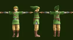 Link SkywardSword Low-poly 3D model