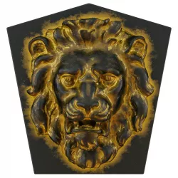 Lion Head Bas-relief 3D model