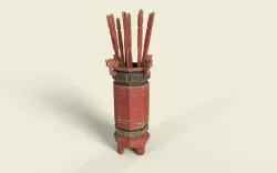 lots container Low-poly 3D model