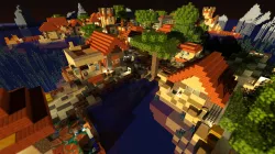 Magical Minecraft Village 3D model