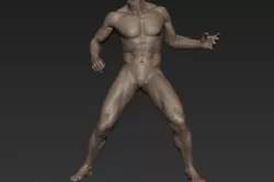 Male Full Body Sculpt Pose 8 3D model