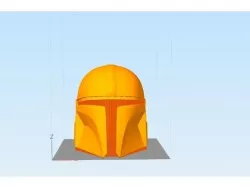 Mandalorian helmet 3D model