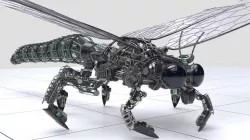 Mechanical dragonfly 3D model