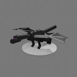 Minecraft Ender Dragon 3D model