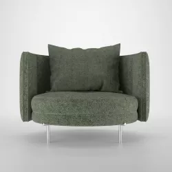 Minotti TORII armchair 3D model