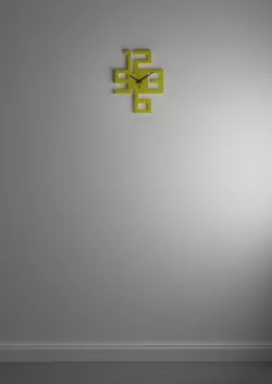 Modern wall clock 3D model