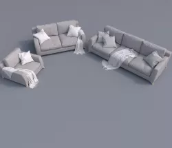 Mr floyed sofa and chair 3D model