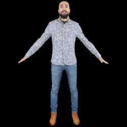 No456 - Casual Male A Pose 3D model
